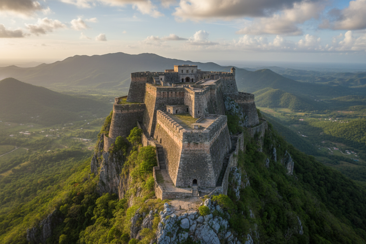 16:9 picture of haiti's citadelle laferiere